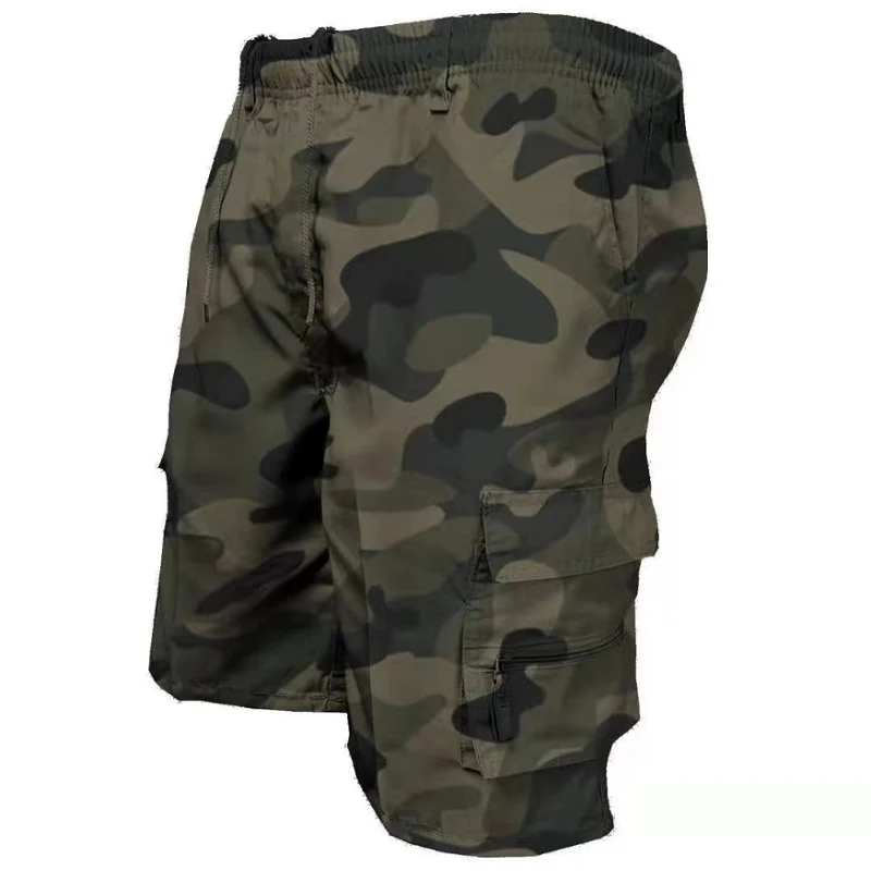 Men's Casual Elasticated Waist Cargo Shorts - Image 8