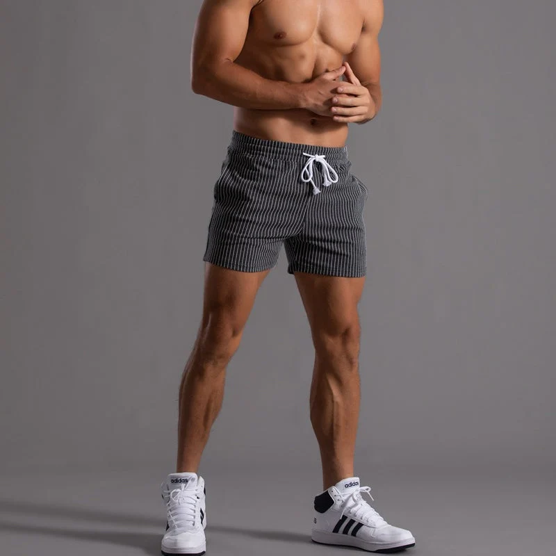 Men's Drawstring Elastic Workout Shorts - Image 13