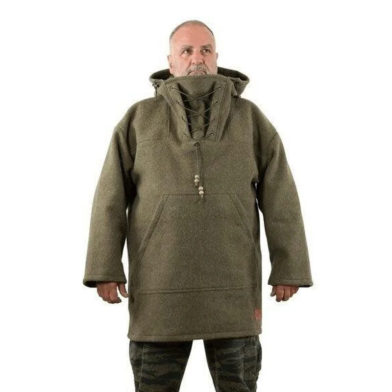 Men's Heavy Hooded Coat - Image 5