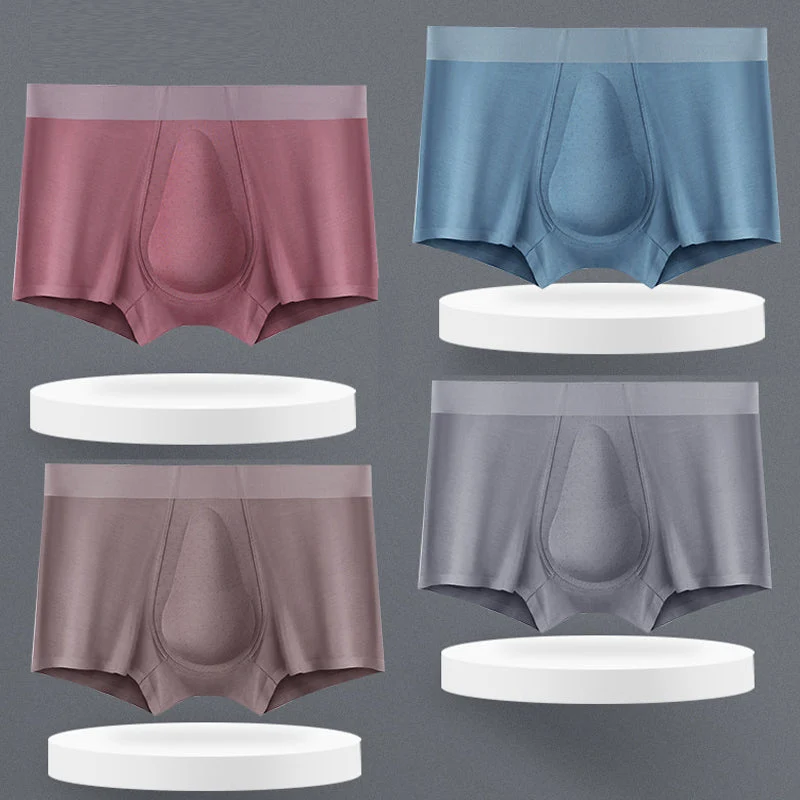 Men's Organic Latex Support Pouch Trunks - Image 12