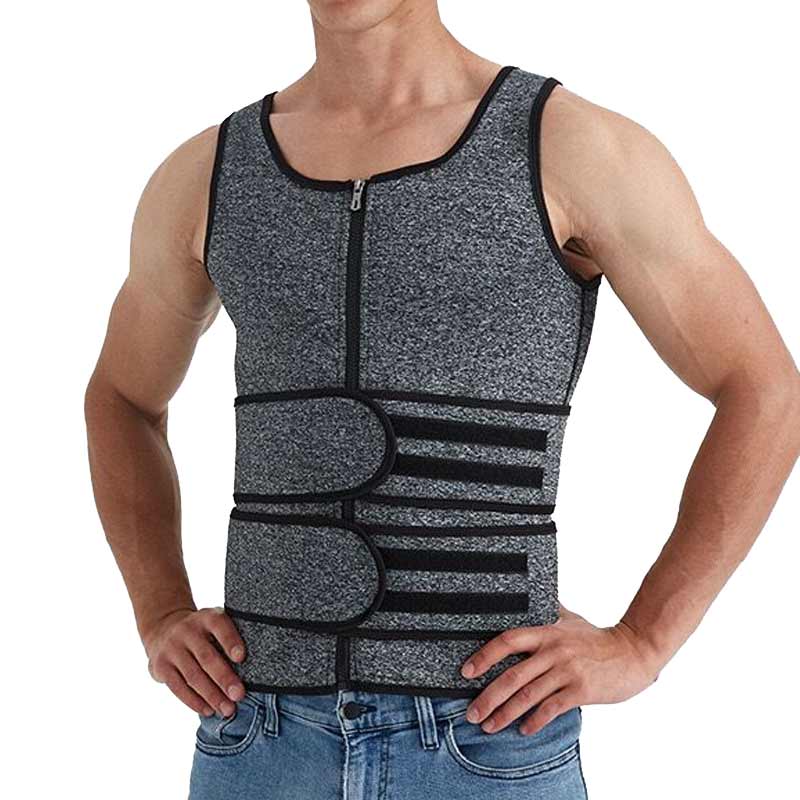 Men's vest with plastic belt - Image 10