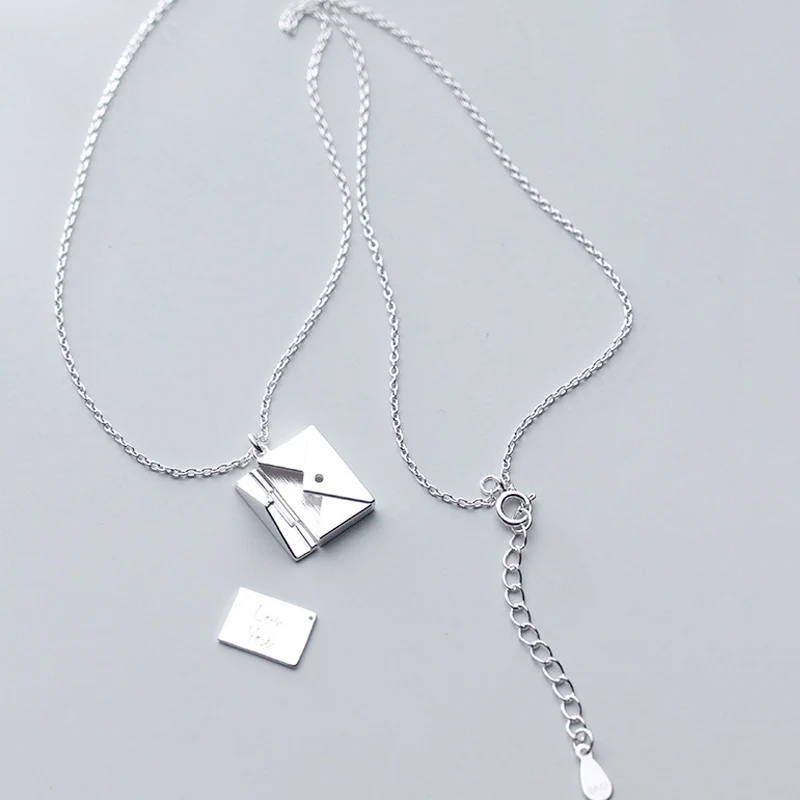 Metal Envelope Necklace - Image 7