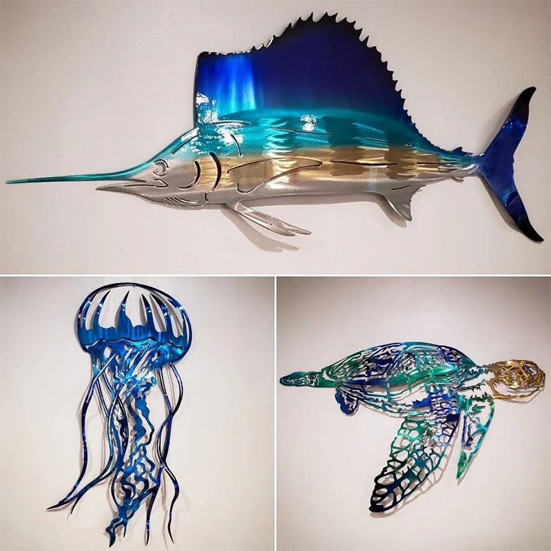 Metal Marine Animal Ornaments - Image 5