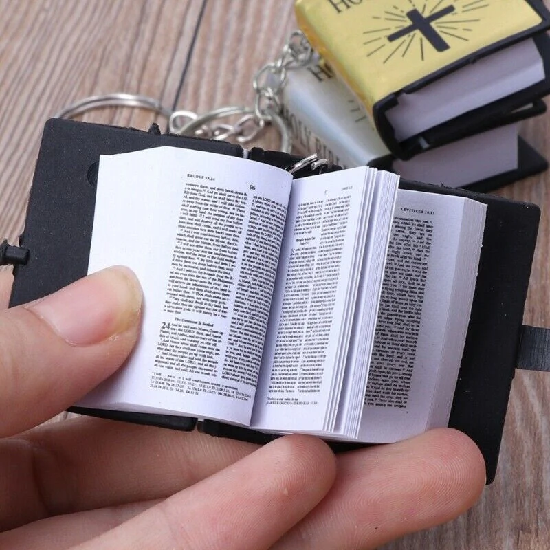 Mini Bible Cross Keychain - Image 8