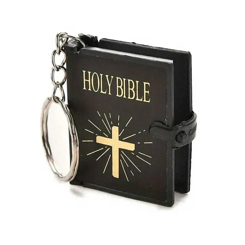 Mini Bible Cross Keychain - Image 9