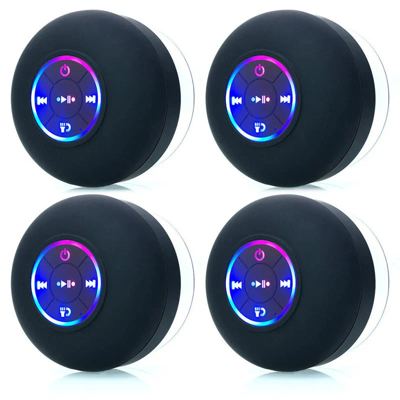 Mini Bluetooth Shower Speaker With Led Light - Image 18