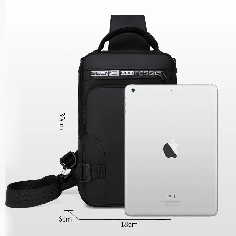 Multi-Usage Chest Bag with Charging Port - Image 10