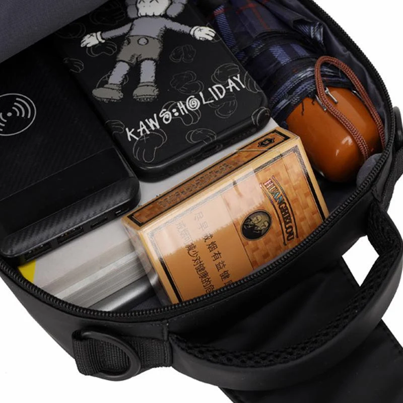 Multi-Usage Chest Bag with Charging Port - Image 8