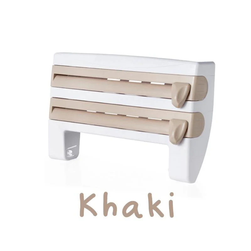 Multifunction Film Storage Rack Cutter for Kitchen - Image 8
