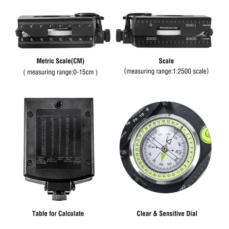 Multifunctional Military Aiming Navigation Compass - Image 5