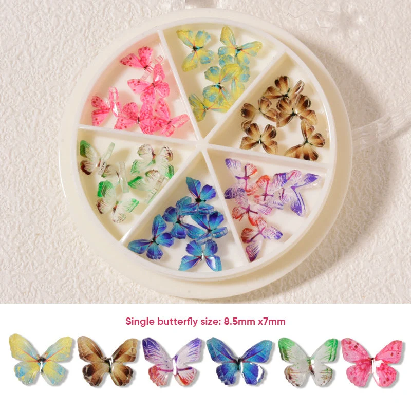 Nail Art Miniature Butterfly - Image 13