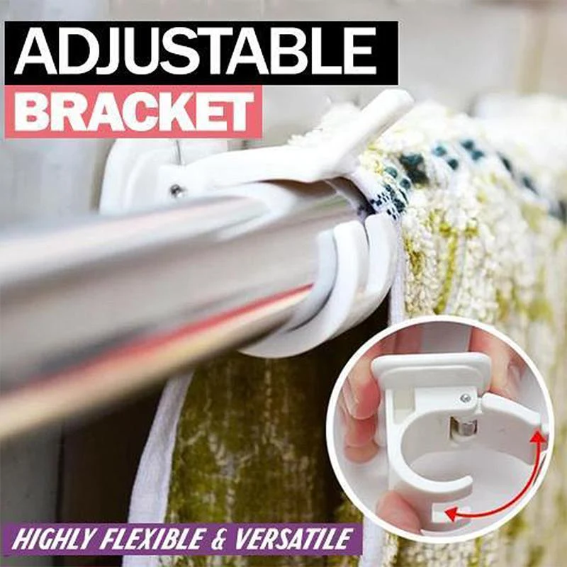 Nail-free Adjustable Rod Bracket Holders - Image 8