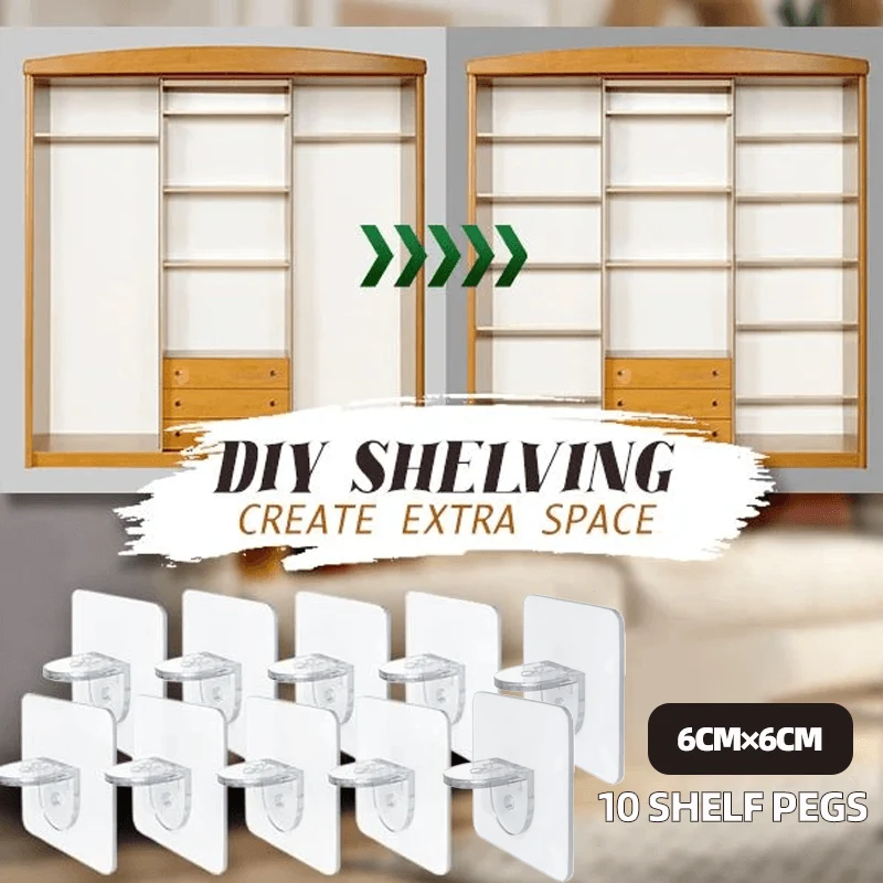 Nail-free Shelf Support Peg10 - Image 2