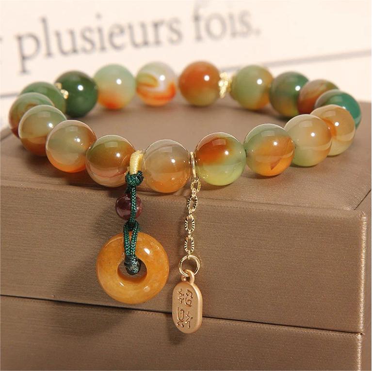 Natural Colorful Agate Bracelet - Image 13