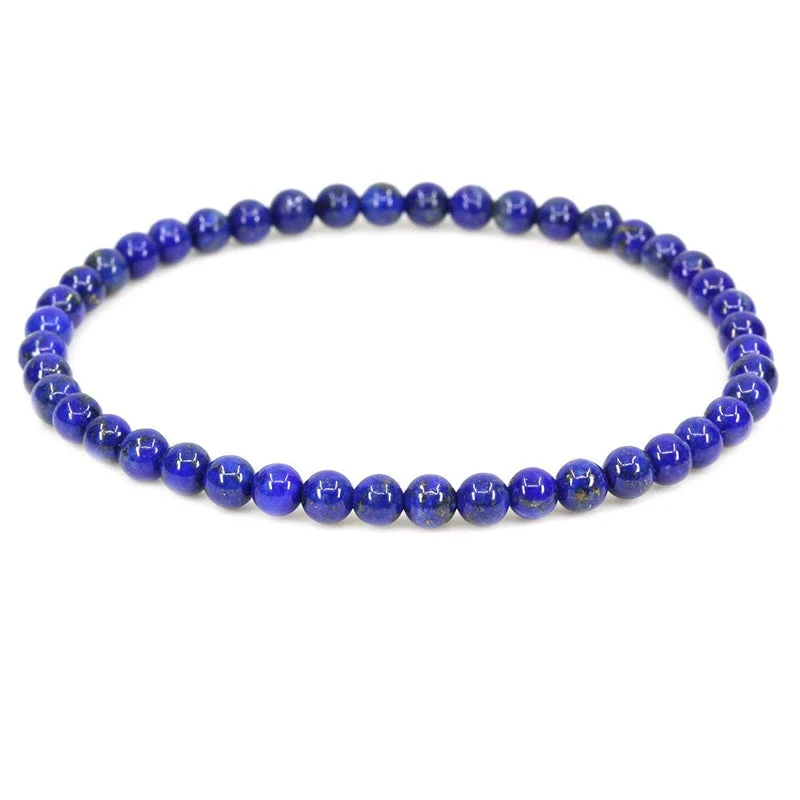 Natural Lapis Lazuli Stone Beaded Bracelet - Image 14
