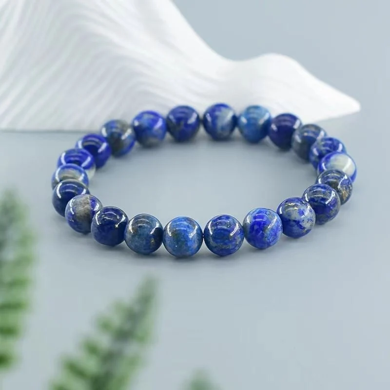 Natural Lapis Lazuli Stone Beaded Bracelet - Image 7