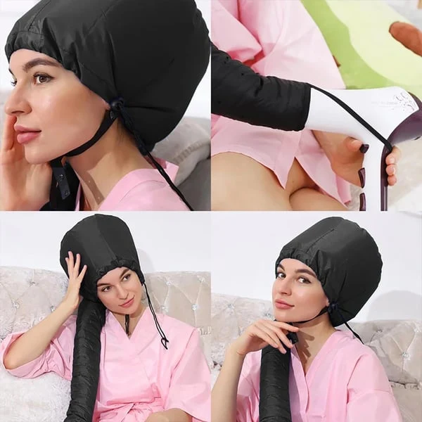Net Plopping Cap For Drying Curly Hair - Image 2