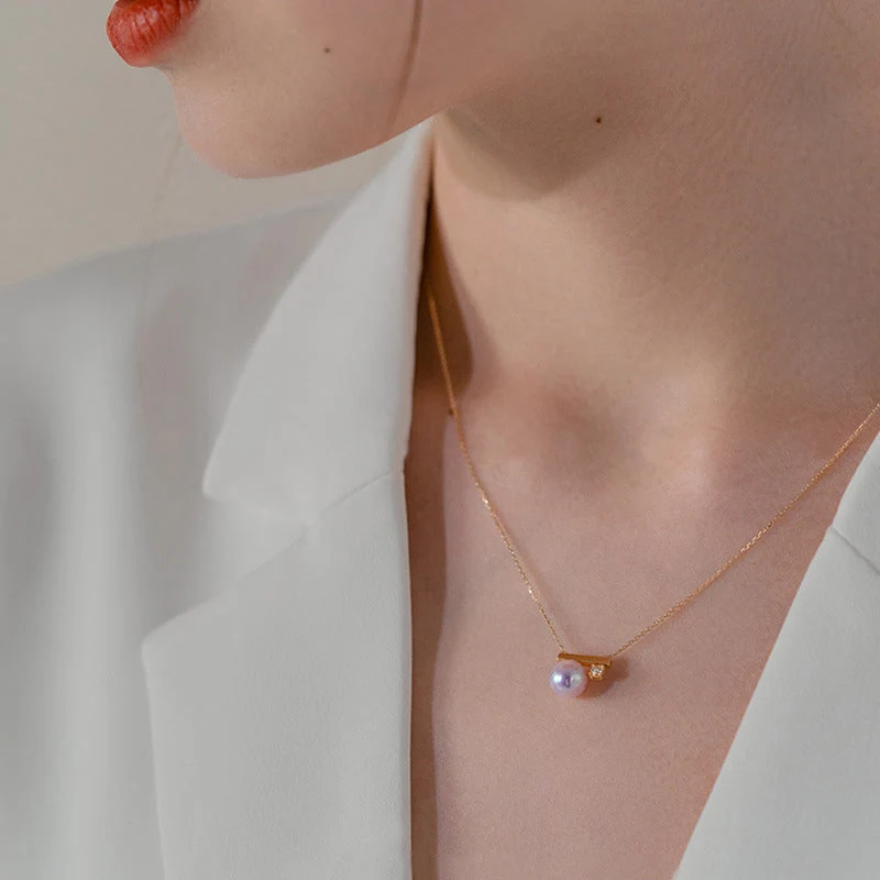 Pearl Pendant Necklace - Image 3