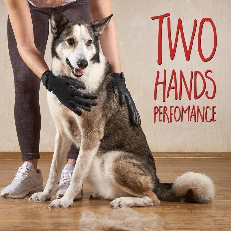 Pet Grooming Gloves, For Cats, Dogs & Horses - Image 11