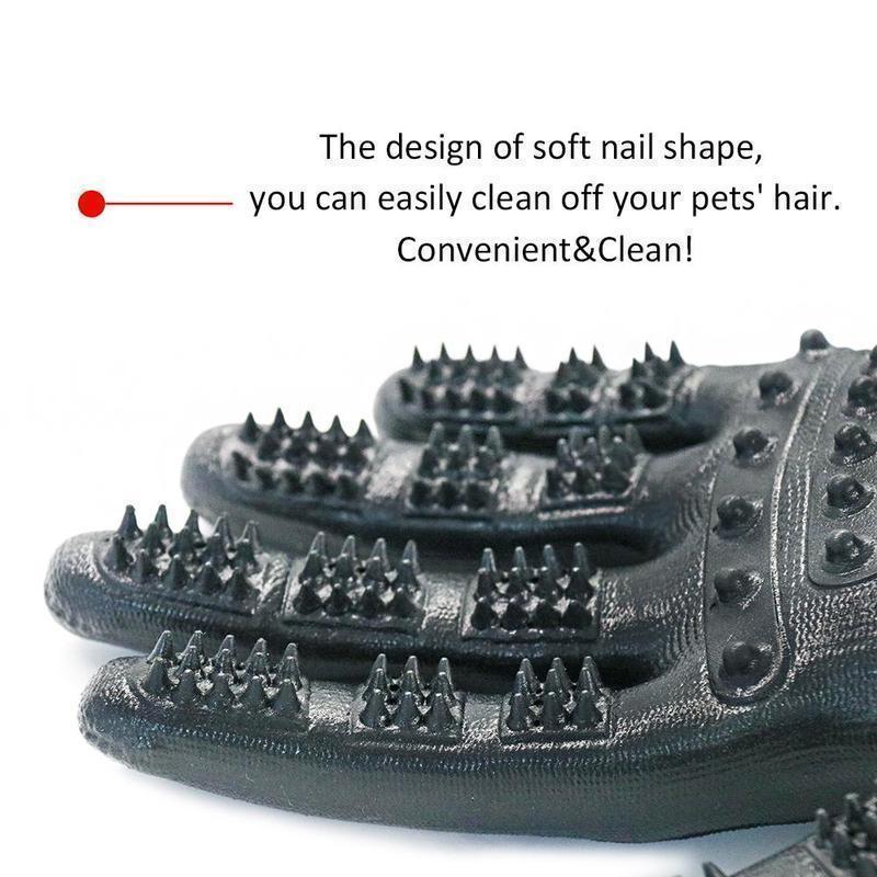 Pet Grooming Gloves, For Cats, Dogs & Horses - Image 3