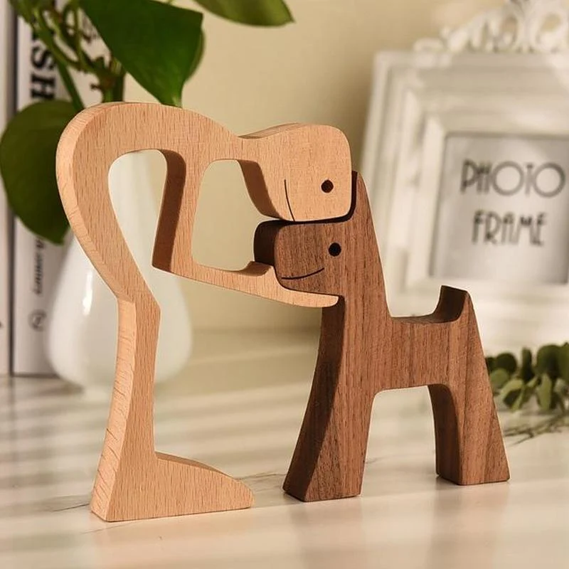 Pet Lover - Wood Sculpture Table Ornaments - Image 13
