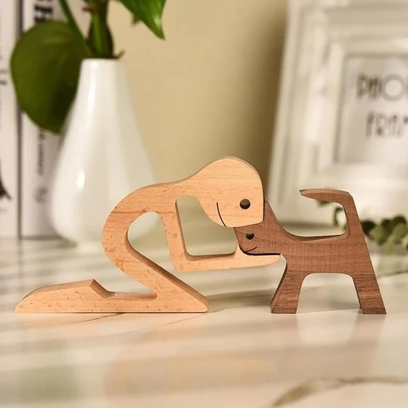 Pet Lover - Wood Sculpture Table Ornaments - Image 16