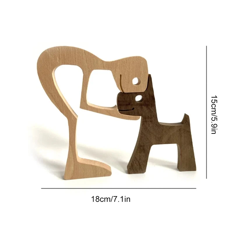 Pet Lover - Wood Sculpture Table Ornaments - Image 21