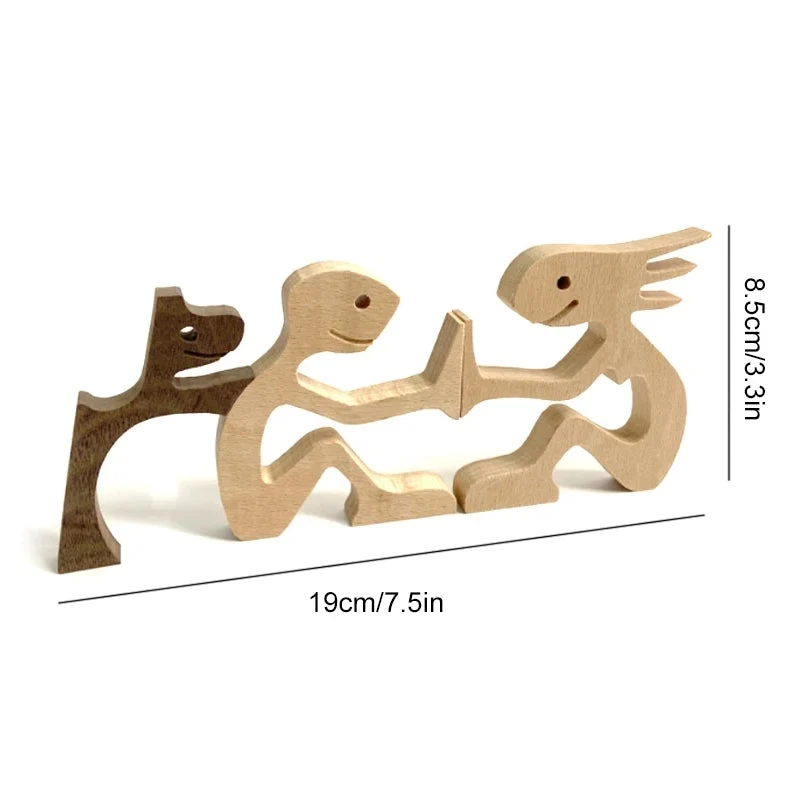 Pet Lover - Wood Sculpture Table Ornaments - Image 5