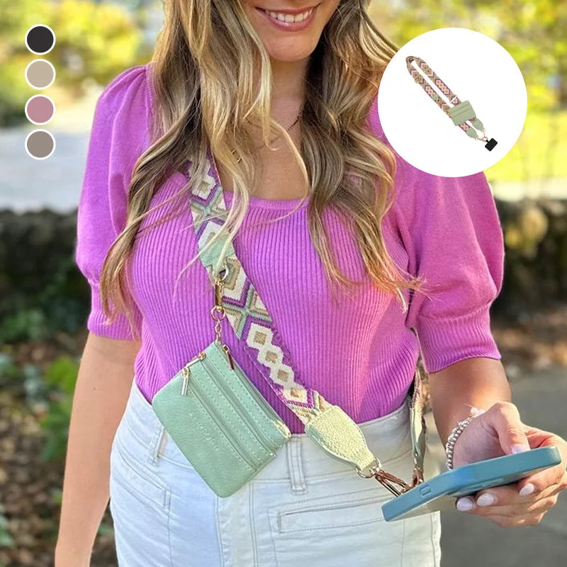Phone Strap with Zippered Pouch - Image 10