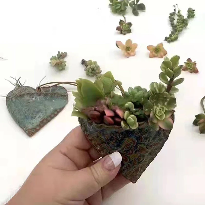 Planting Succulent Heart Pocket Planter - Image 6