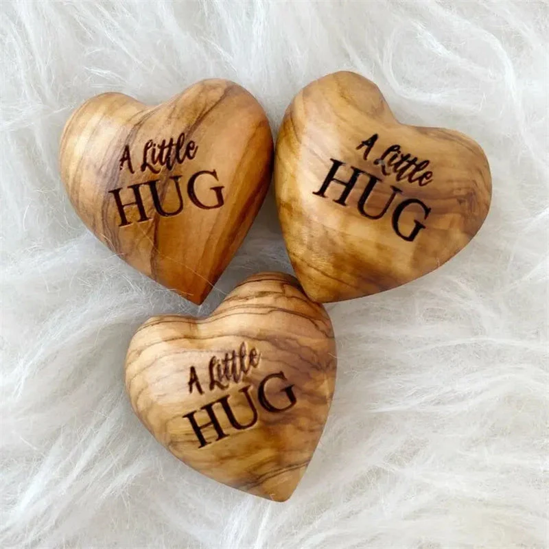 Pocket Hug Wooden Heart Token - Image 4