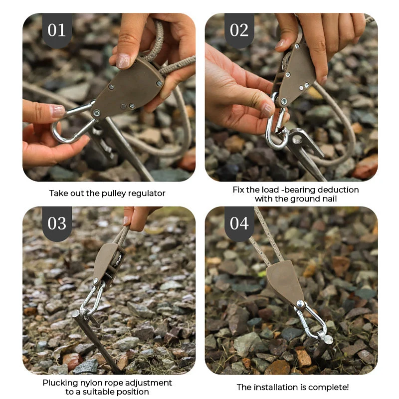 Portable Adjustable Fix Camping Rope - Image 12