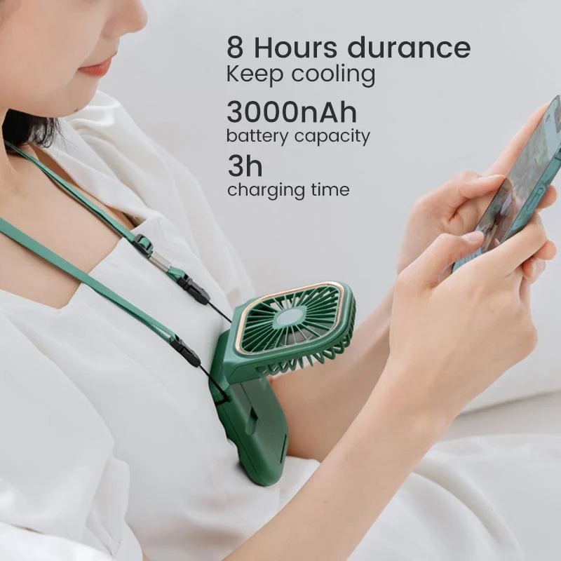 Portable Hanging Neck Fan - Image 3