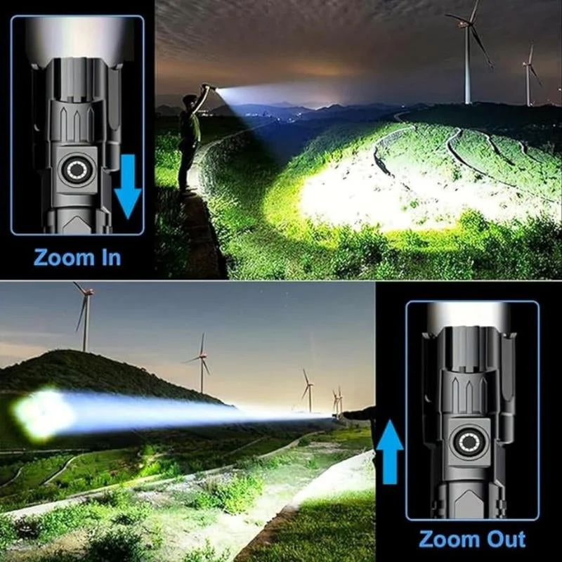 Portable USB Rechargeable Powerful Flashlight - Image 9