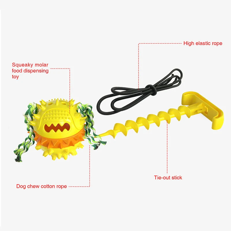 Pet Rope Ball Outdoor Training Toy - Image 4