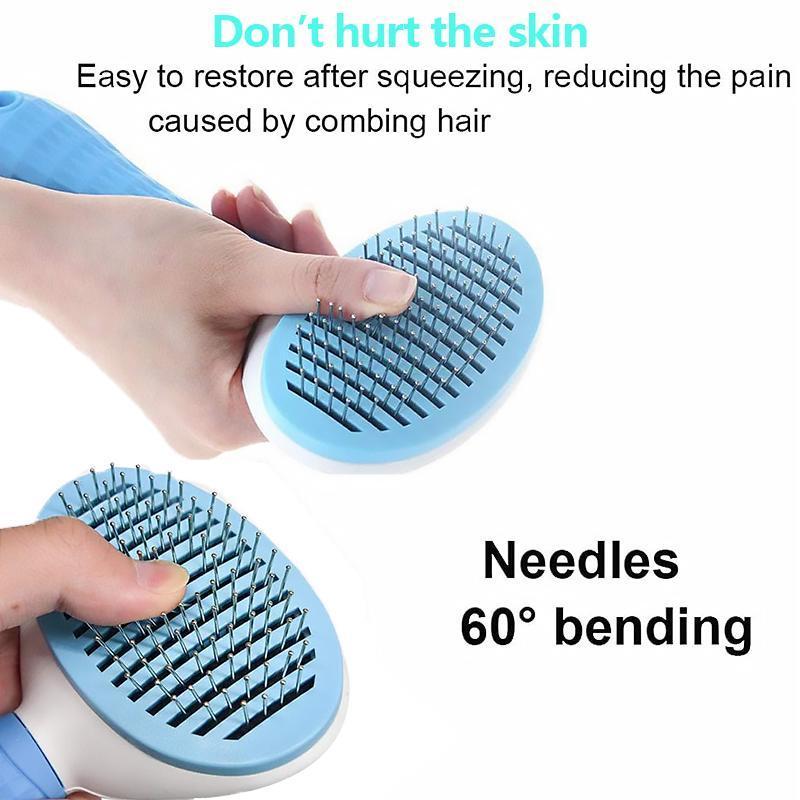 Premium Pets Self Cleaning Slicker Brush - Image 4