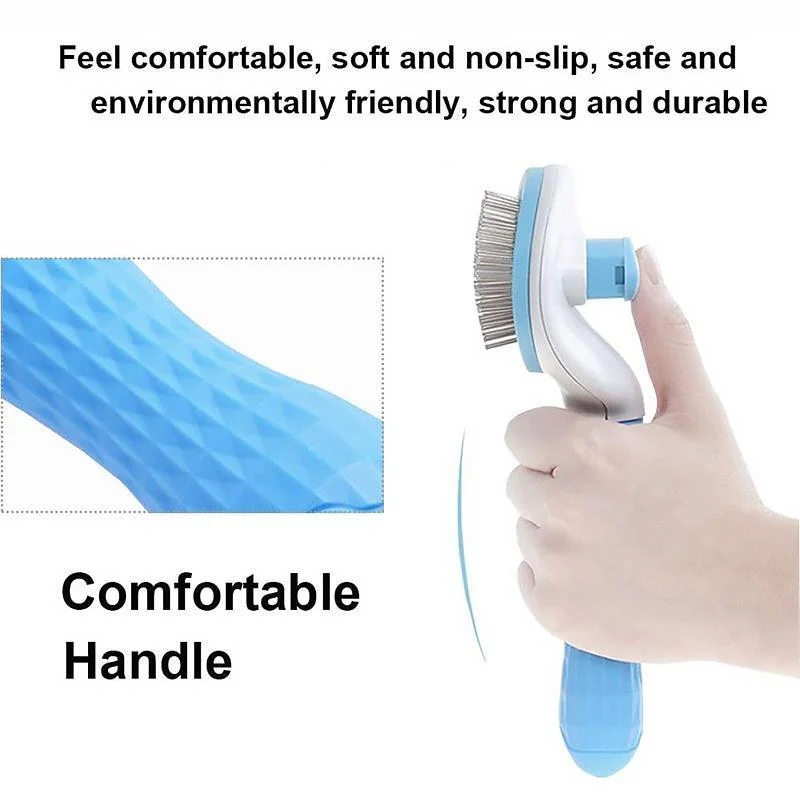 Premium Pets Self Cleaning Slicker Brush - Image 7