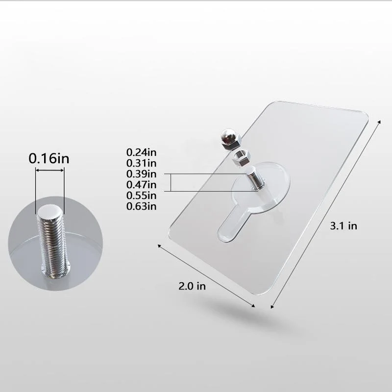 Punch-free Tranaparent Hooks - Image 8