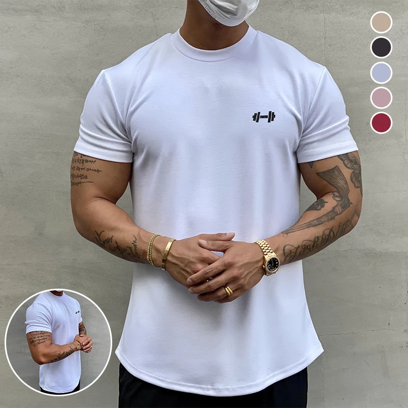 Pure Cotton Stretchy Sports T-shirt - Image 2