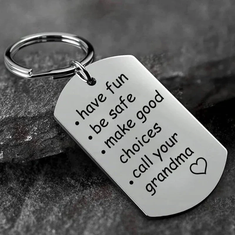 Reminder to Do Things Stainless Steel Keychain - Image 10