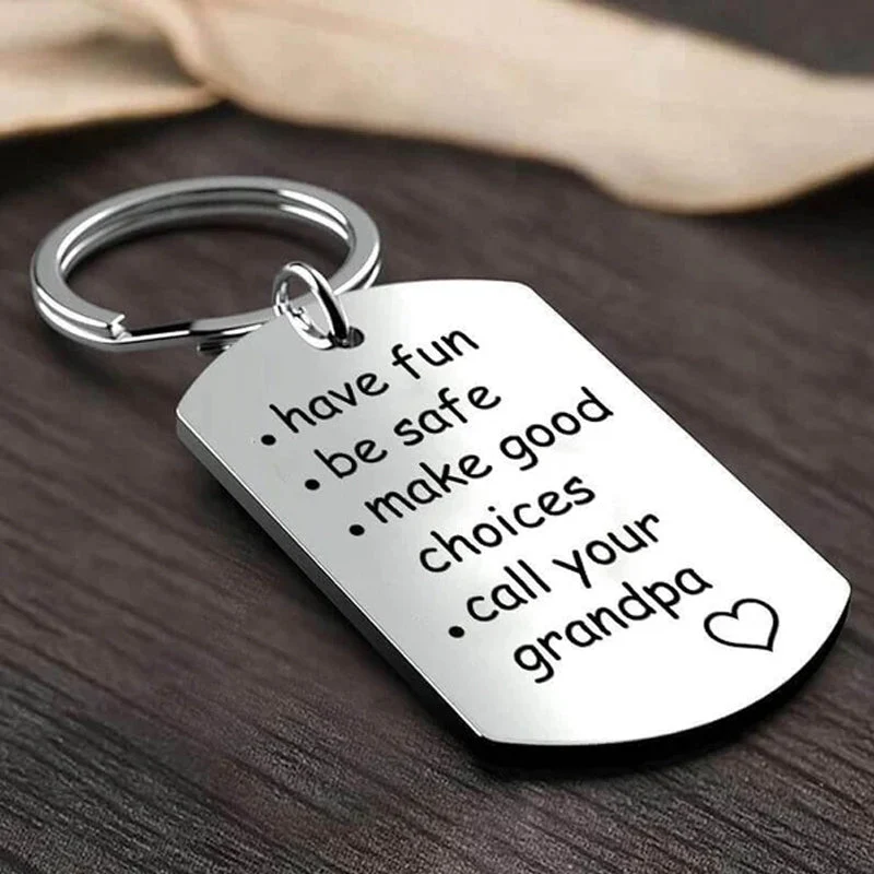 Reminder to Do Things Stainless Steel Keychain - Image 3