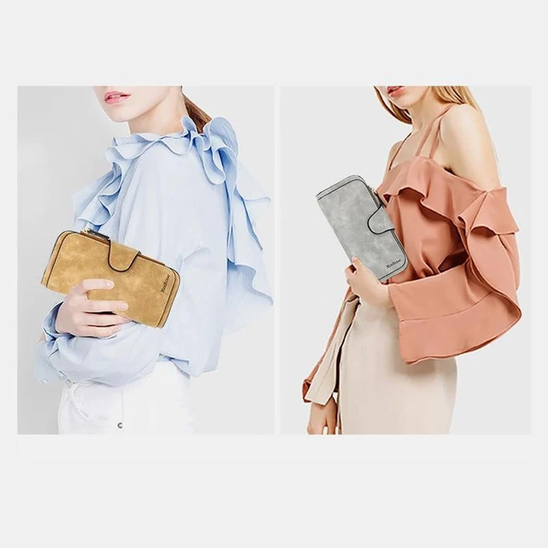 Retro Glamorous Multi-Slots Women Wallet - Image 3