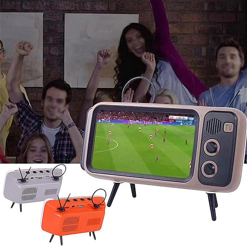 Retro TV Bluetooth Speaker+ Mobile Phone Holder - Image 10