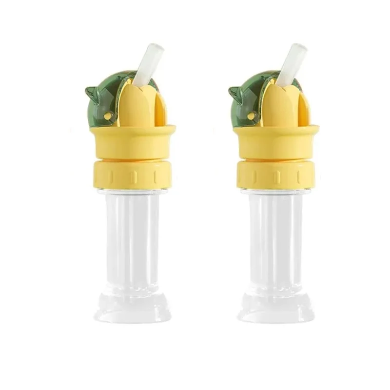 Reusable children beverage water bottle straw lid - Image 19