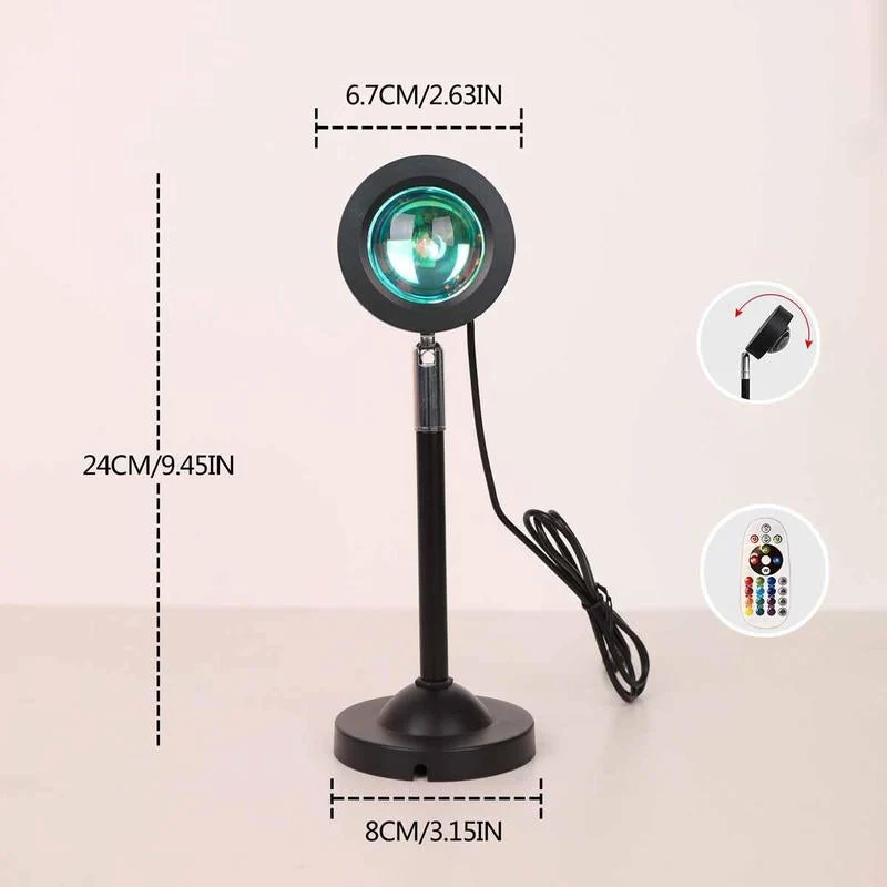 RGB Sunset Projection Lamp - Image 8