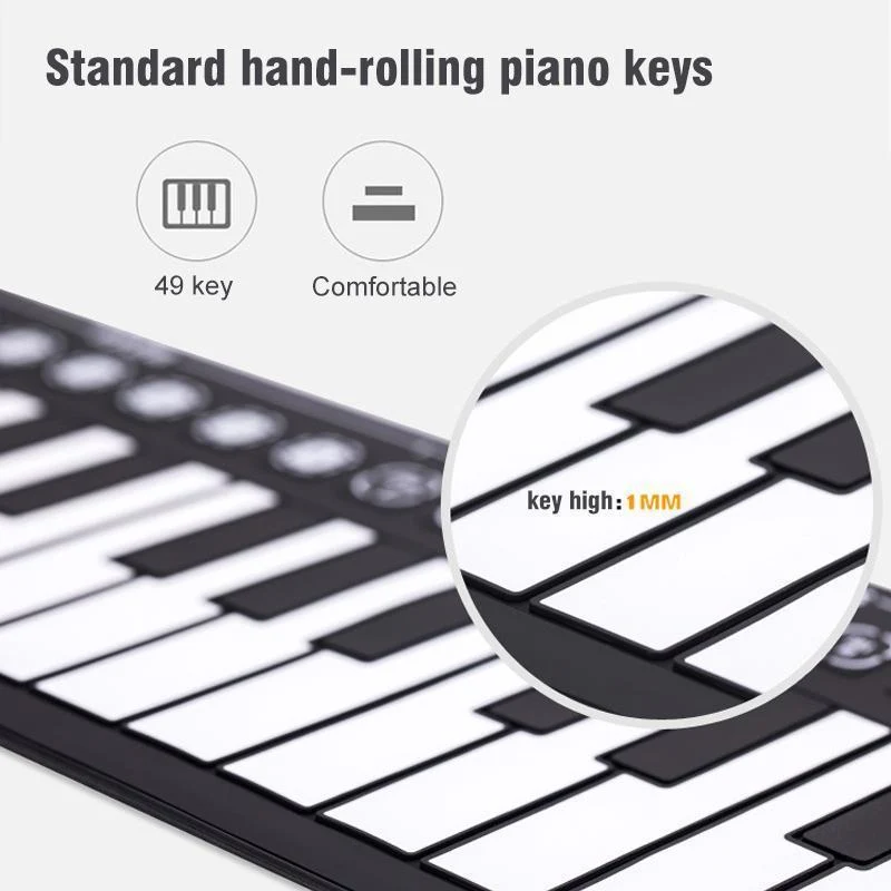 Roll-Up Digital Piano - Image 3