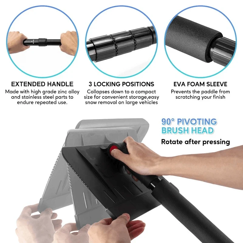 Saker® Collapsible Snow & Ice Shovel - Image 4