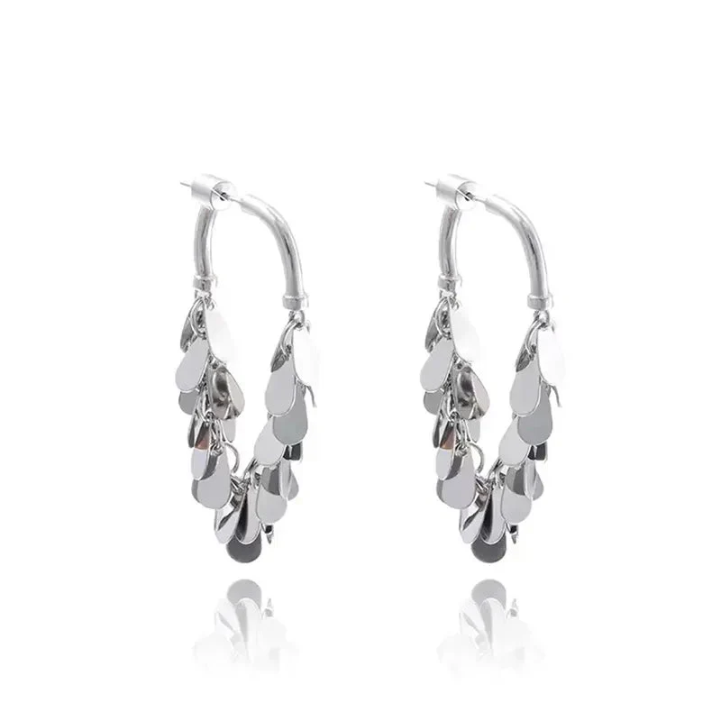 Sequin Tassel Earrings - Image 9