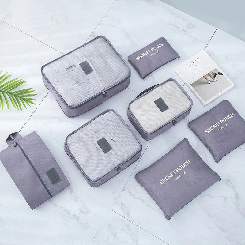 Set mit 7 Aufbewahrungstaschen für die Reise - Image 3