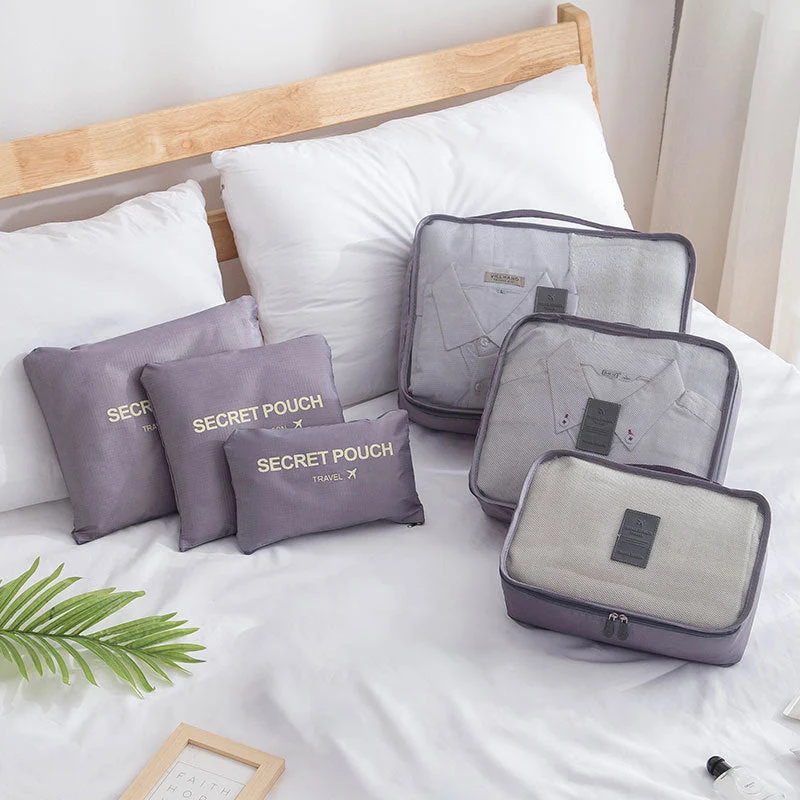 Set mit 7 Aufbewahrungstaschen für die Reise - Image 4